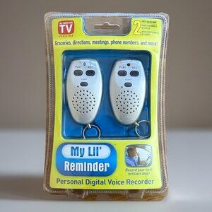 My Lil' Reminder Personal Digital Voice Recorder Flashlight 2 PK as Seen on TV